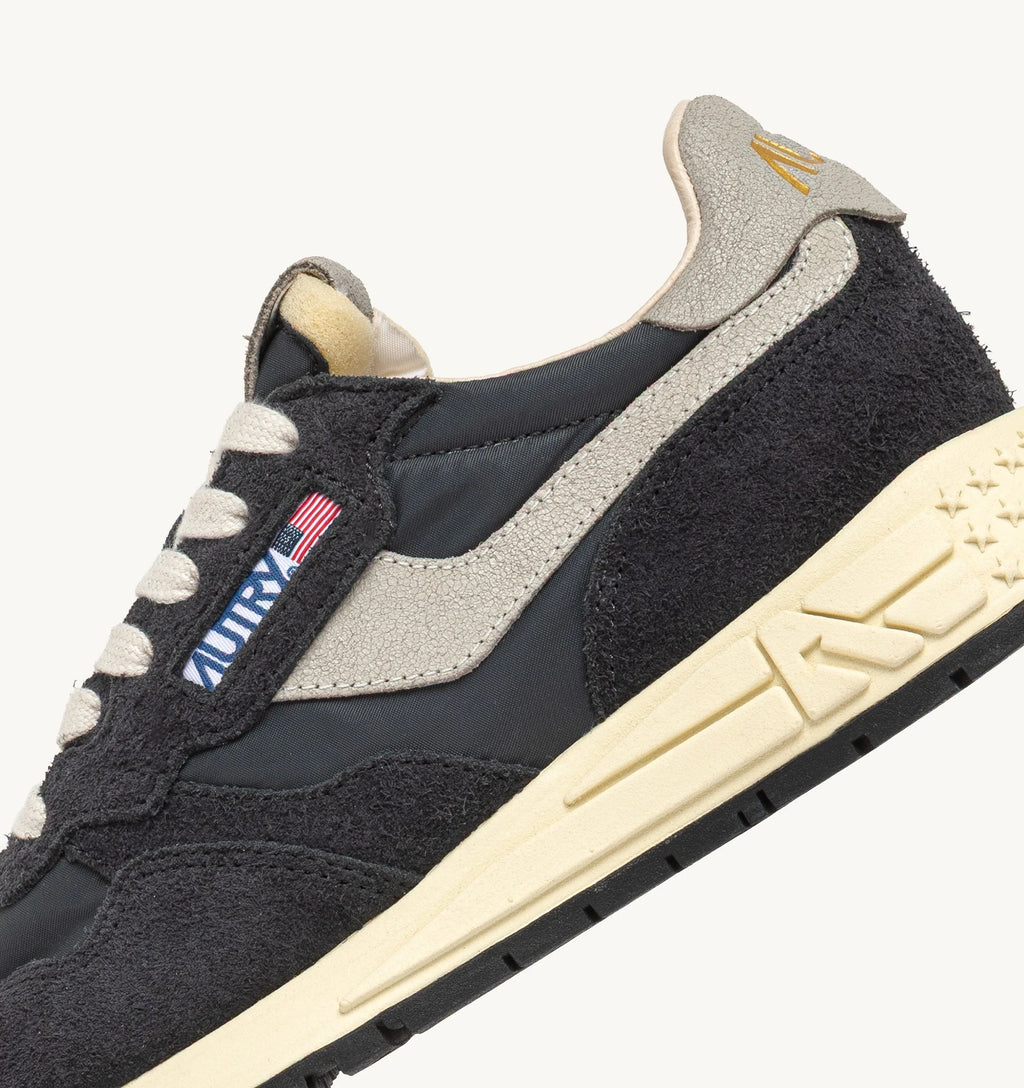 AUTRY <br> Basket Reelwind <br> Nylon et Daim Noir