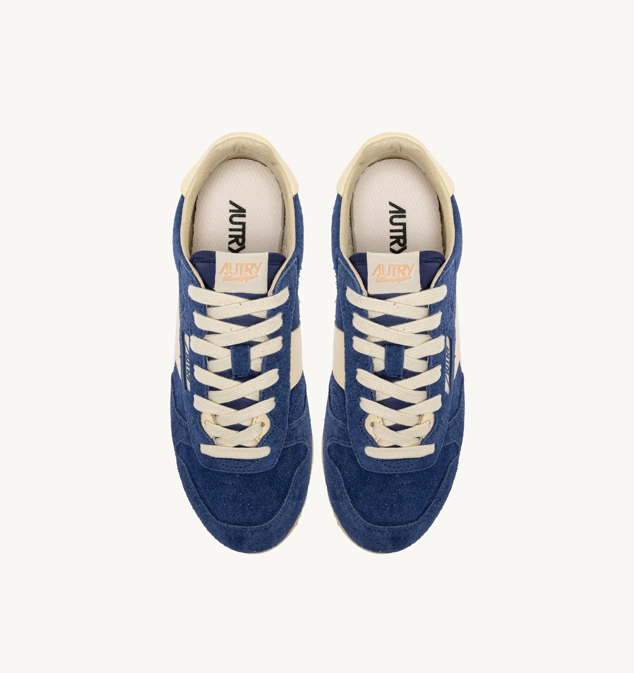 AUTRY <br> Basket Windspin<br> Daim et Cuir Infini et Rutabaga
