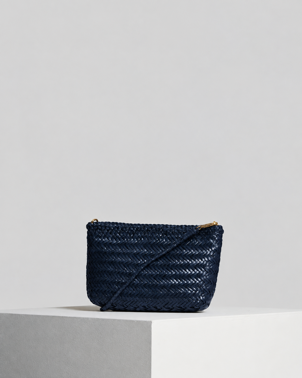 Sac Vipera Goya Dark Blue en cuir bleu nuit