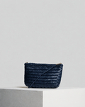 Sac en cuir bleu nuit Vipera Goya Dark Blue