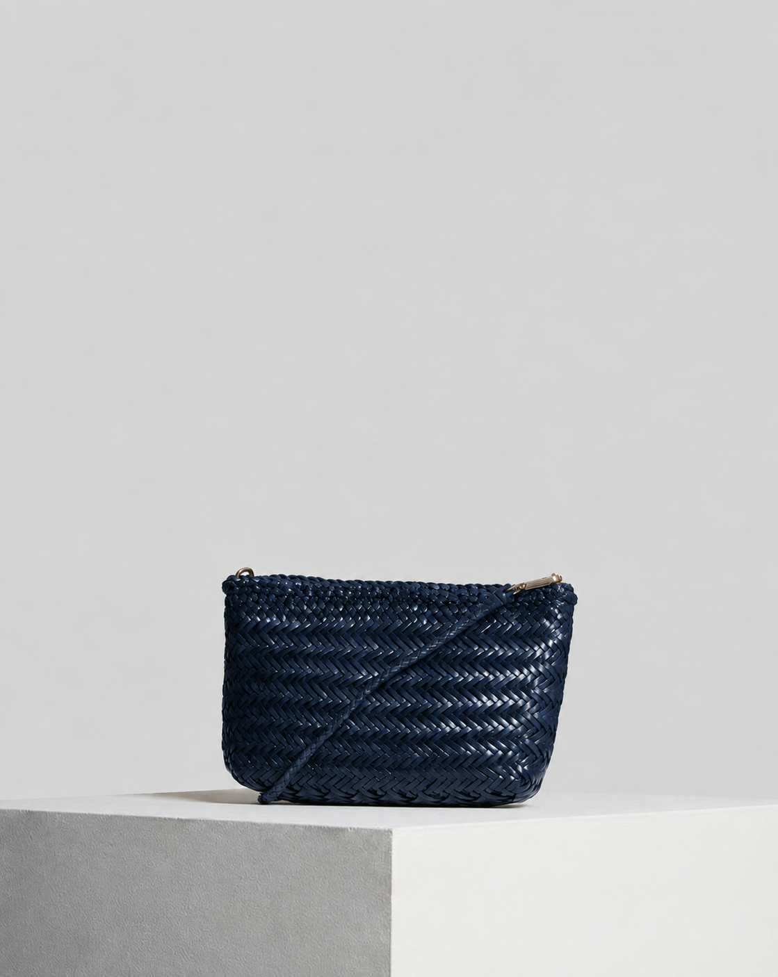Sac en cuir bleu nuit Vipera Goya Dark Blue